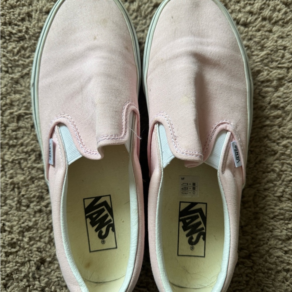 Vans Kids Pink Slip-On Shoes